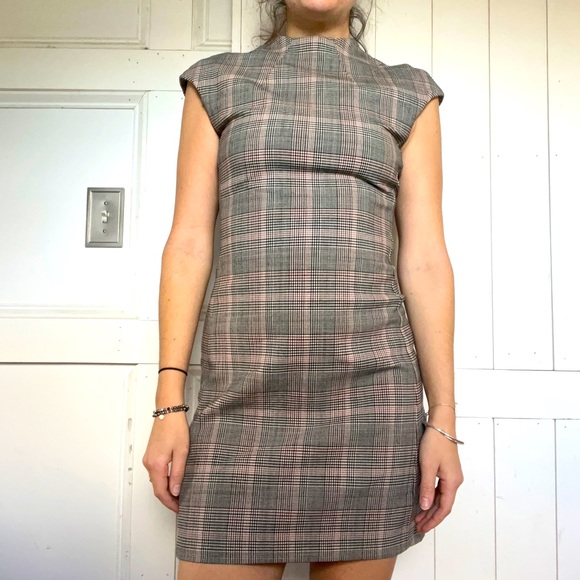 Theory Dresses Theory Mod Belt Sheath Dress In Ivory Deco Portland